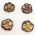 Czech Pressed Glass Bead - Primrose - Crystal Vega Luster Gold - 15mm