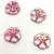 Czech Pressed Glass Bead - Primrose - Crystal AB Fuchsia - 15mm