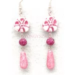 Czech Pressed Glass Bead - Primrose - Siam Gold - 15mm