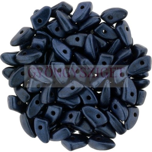 Czech Mates Prong - Matte Metallic Blue night - 3x6mm