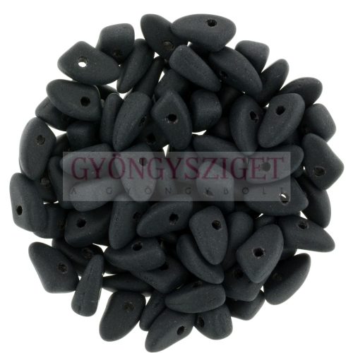 Czech Mates Prong - Opaque Matte Black - 3x6mm