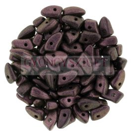 Czech Mates Prong - Jet Polichrome Dark Amethyst - 3x6mm
