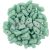 Czech Mates Prong - Sueded Gold Turquoise Green - 3x6mm