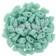 Czech Mates Prong - Matte Turquoise Green - 3x6mm