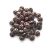 Cseh négylyukú lencse gyöngy - Quadra lentil gyöngy - Matte Dark Bronze -6mm