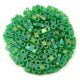 Miyuki Quarter Tila bead - 146fr - Matt Transparent Green AB - 1.2 x 5mm