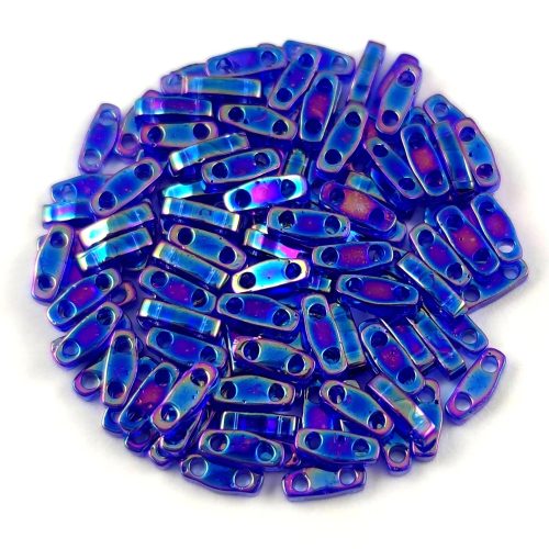 Miyuki Quarter Tila bead - 177 - Transparent Cobalt AB - 1.2 x 5mm