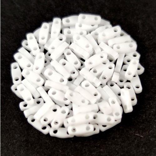 Miyuki Quarter Tila bead - 402 - Opaque White - 1.2 x 5mm