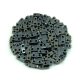 Miyuki Quarter Tila bead - 464 - Metallic Gunmetal - 1.2 x 5mm