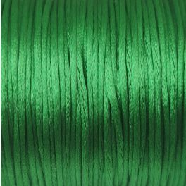 Rattail - Silky Finish Synthetic Cord - 1mm - Emerald