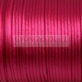 Selyem zsinór (rattail) - 2mm - Magenta