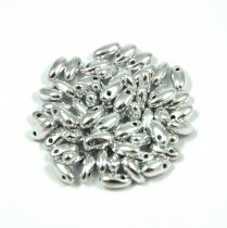 Rizo gyöngy - ezüst - 2.5x6mm