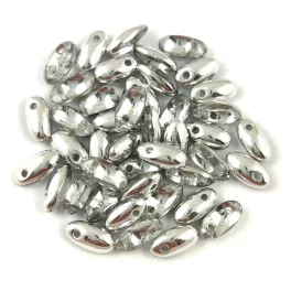 Rizo gyöngy - Crystal Silver - 2.5x6mm