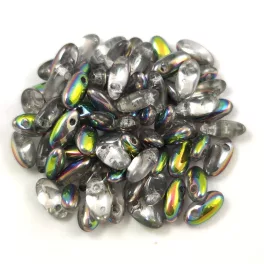 Rizo gyöngy - Crystal Vitrail - 2.5x6mm