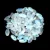Rizo - Czech Glass Bead - crystal matte ab - 2.5x6mm