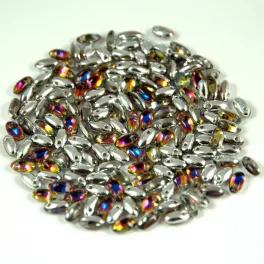 Rizo gyöngy-kristály vulcano-2,5x6mm