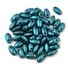 Rizo gyöngy - Pastel Emerald - 2.5x6mm