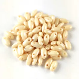 Rizo gyöngy - White Beige Luster - 2,5x6mm