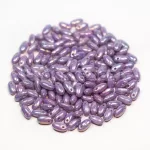Rizo - Czech Glass Bead-opál bíbor írisz-2,5x6mm