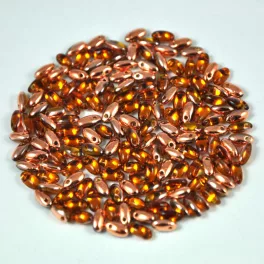 Rizo gyöngy-topáz apolló-2,5x6mm