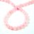 Rose quartz - round bead - 6mm - matt - strand 