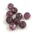 Roppantott üveg gyöngy - Amethyst - 8mm