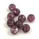 Crushed Glass Round Bead - Amethyst - 8mm