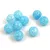 Crushed Glass Round Bead - Aqua - 8mm