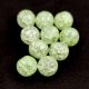 Roppantott üveg gyöngy - Light Green - 8mm