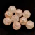 Crushed Glass Round Bead - Baby Pink - 8mm
