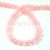 Rose quartz - round bead - 4mm - strand 