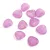 Rose Petal - Czech Glass Bead - Crystal Opal Violet Luster - 8x7mm