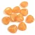 Rose Petal - Czech Glass Bead - Crystal Opal Peach Luster - 8x7mm