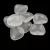 Rose Petal - Czech Glass Bead - Crystal Matt - 14x13mm