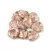 Rose Petal - Czech Glass Bead - alabaster rose terracotta  -8x7mm