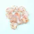 Rose Petal - Czech Glass Bead - Alabaster Copper Patina - 8x7mm