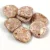 Rose Petal - Czech Glass Bead - Alabaster Light Pink Bronz - 14x13mm