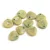 Rose Petal - Czech Glass Bead - Matt Beige Green Patina - 8x7mm