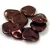 Rose Petal - Czech Glass Bead - Jet Pink Bronz - 14x13mm