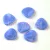 Rose Petal - Czech Glass Bead - Light Sapphire - 14x13mm