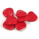 Rose petal gyöngy - Opaque Red - 14x13mm