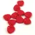 Rose Petal - Czech Glass Bead - Matt Chilli - 8x7mm