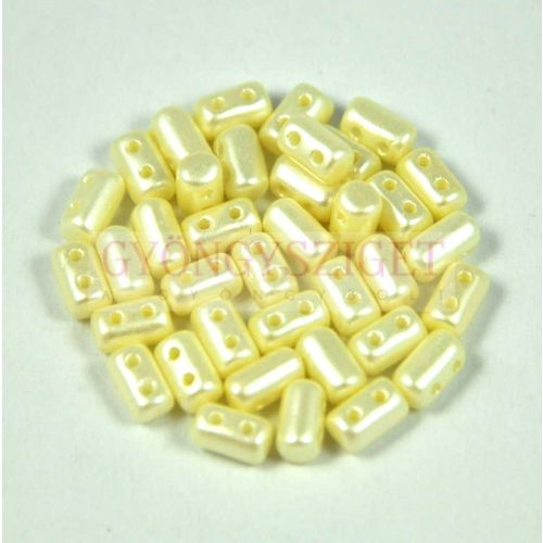 Rulla bead 3x5mm pastel light cream