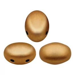 Samos® par Puca®gyöngy - Bronze Gold Matte - 5x7 mm