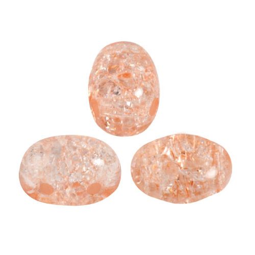 Samos® par Puca®gyöngy - New Cracked Light Peach - 5x7 mm