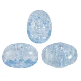   Samos® par Puca®gyöngy - New Cracked Light Sapphire  - 5x7 mm