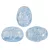 Samos® par Puca®gyöngy - New Cracked Light Sapphire  - 5x7 mm