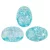 Samos® par Puca®gyöngy - New Cracked Light Aqua - 5x7 mm
