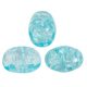 Samos® par Puca®gyöngy - New Cracked Light Aqua - 5x7 mm