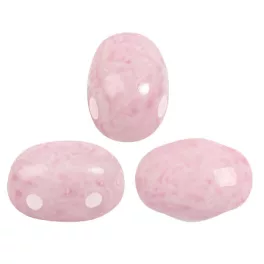 Samos® par Puca®gyöngy - Milky Light Rose - 5x7 mm